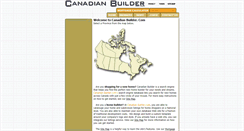 Desktop Screenshot of canadianbuilder.com